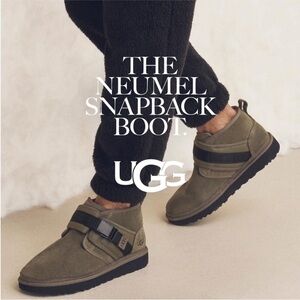 UGG ALL GENDER NEUMEL
SNAPBACK MOSS GREEN SUEDE
SHOE MEN US 6 / EU 39 / UK 5